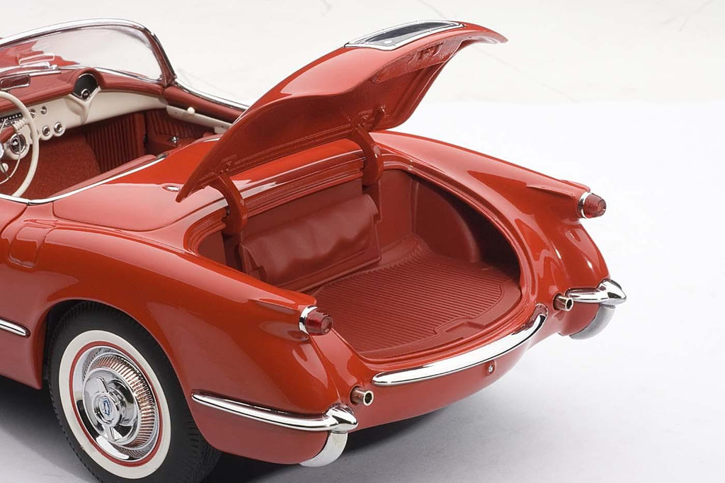 1954 Chevrolet Corvette Red 1/18 Diecast Model Car by Autoart
