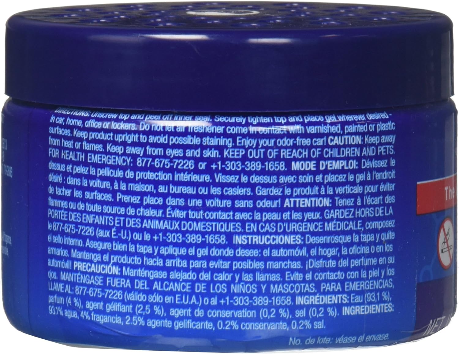 Ozium 806326 Large Gel 8Oz Smoke &amp; Odors Eliminator