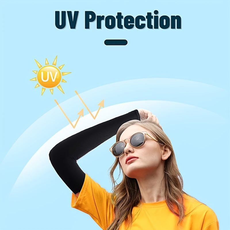 Stay Cool And Protected In The Sun With These UV Protection Compression Arm Sleeves!