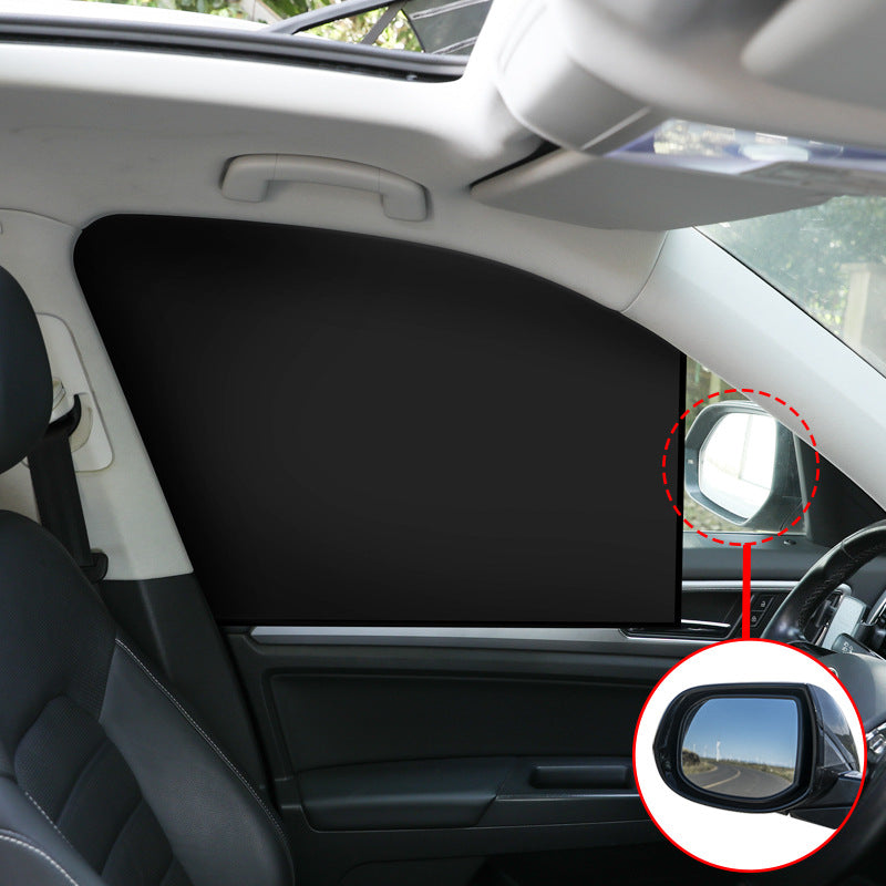 Keep Your Car Cool And Protected With Our Universal Magnetic Suction Window Sunshade!