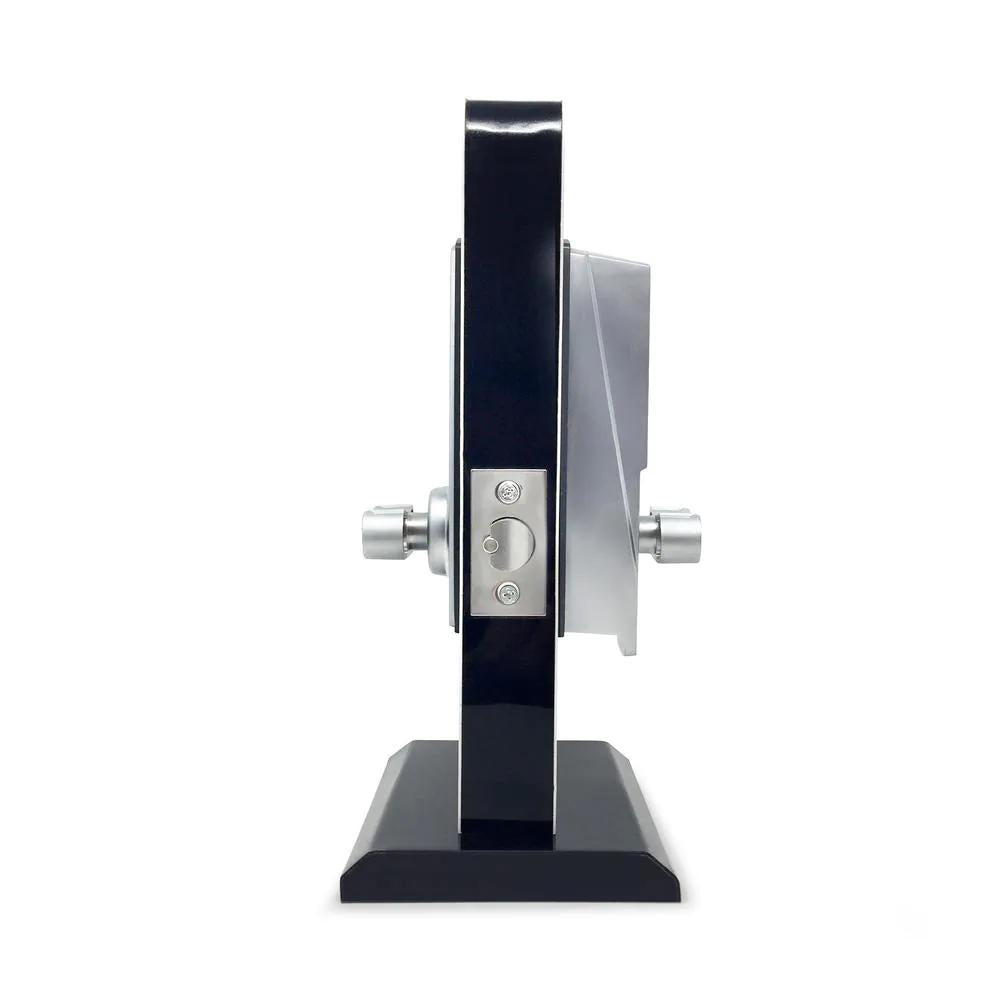 Satin Chrome Mechanical Push-Button Heavy-Duty Keyless Entry Lock with Holdback Function