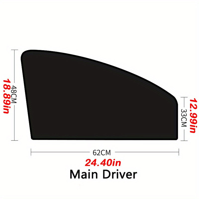 Keep Your Car Cool And Protected With Our Universal Magnetic Suction Window Sunshade!