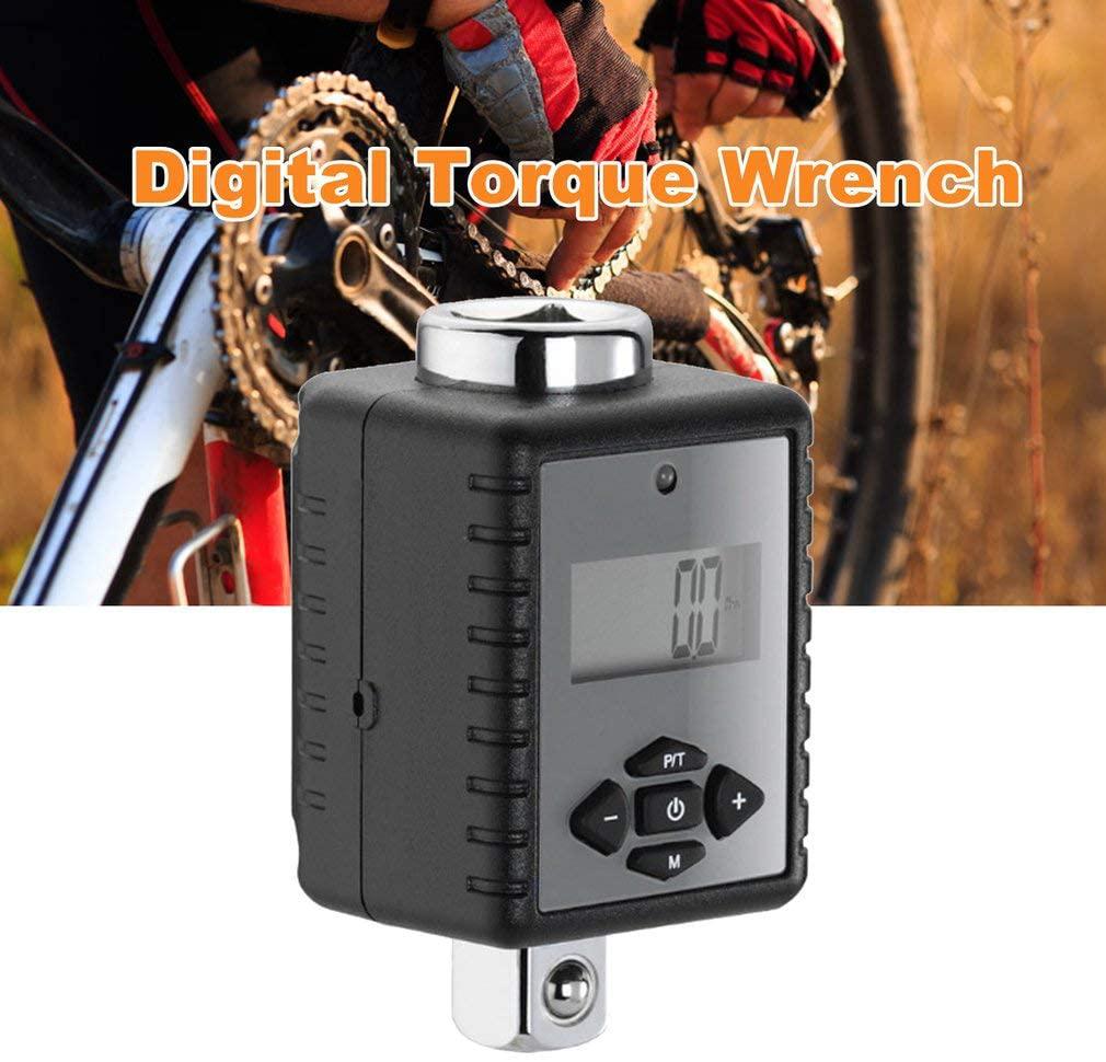 QWERTOUR 1/2" Digital Adjustable Torque Wrench Tools kit Set Bicycle Bike Repairing Electronic Spanner Hand Tool Set
