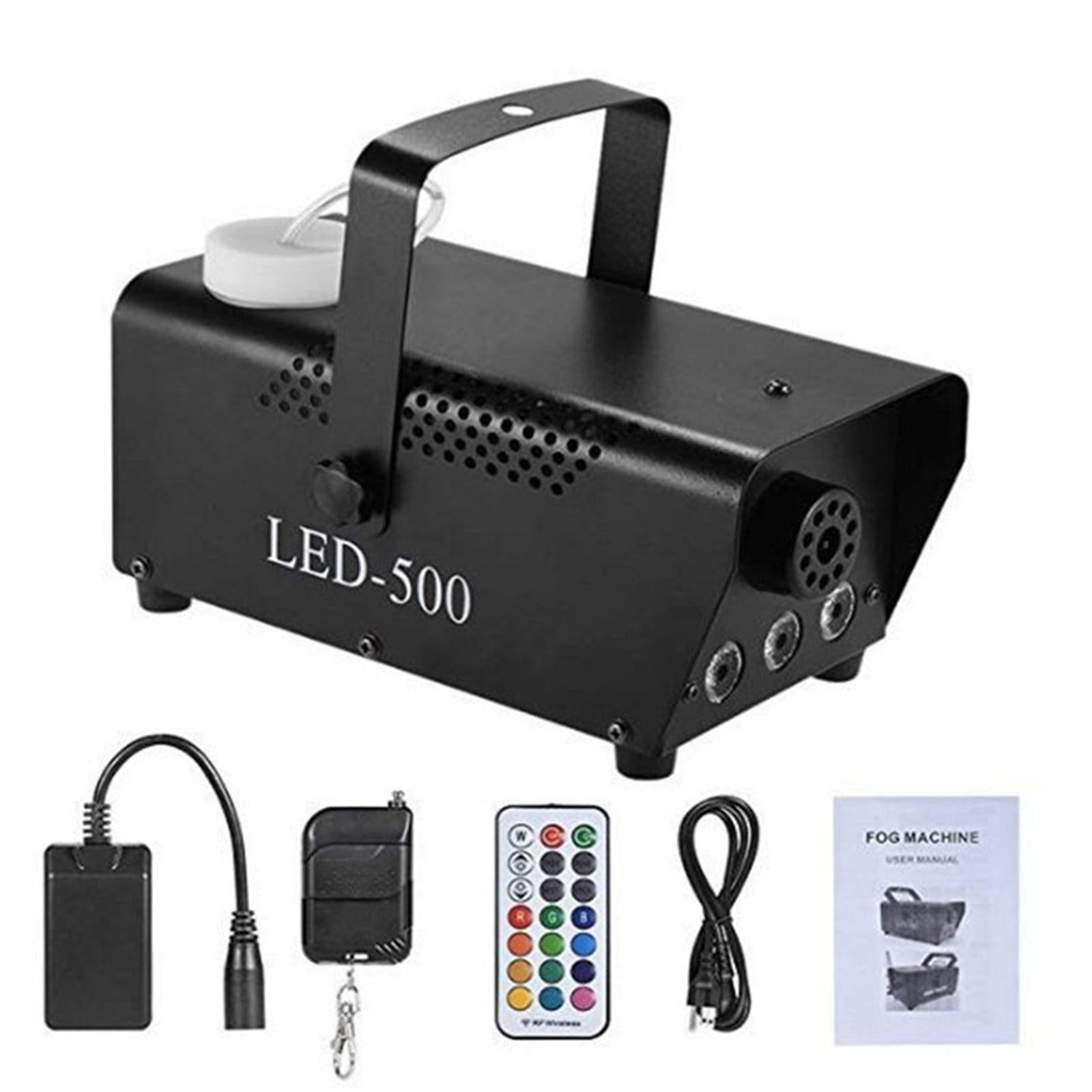 Viafly LED 500W Fog Smoke Machine Remote RGB Color Smoke Ejector LED QWEGF8619
