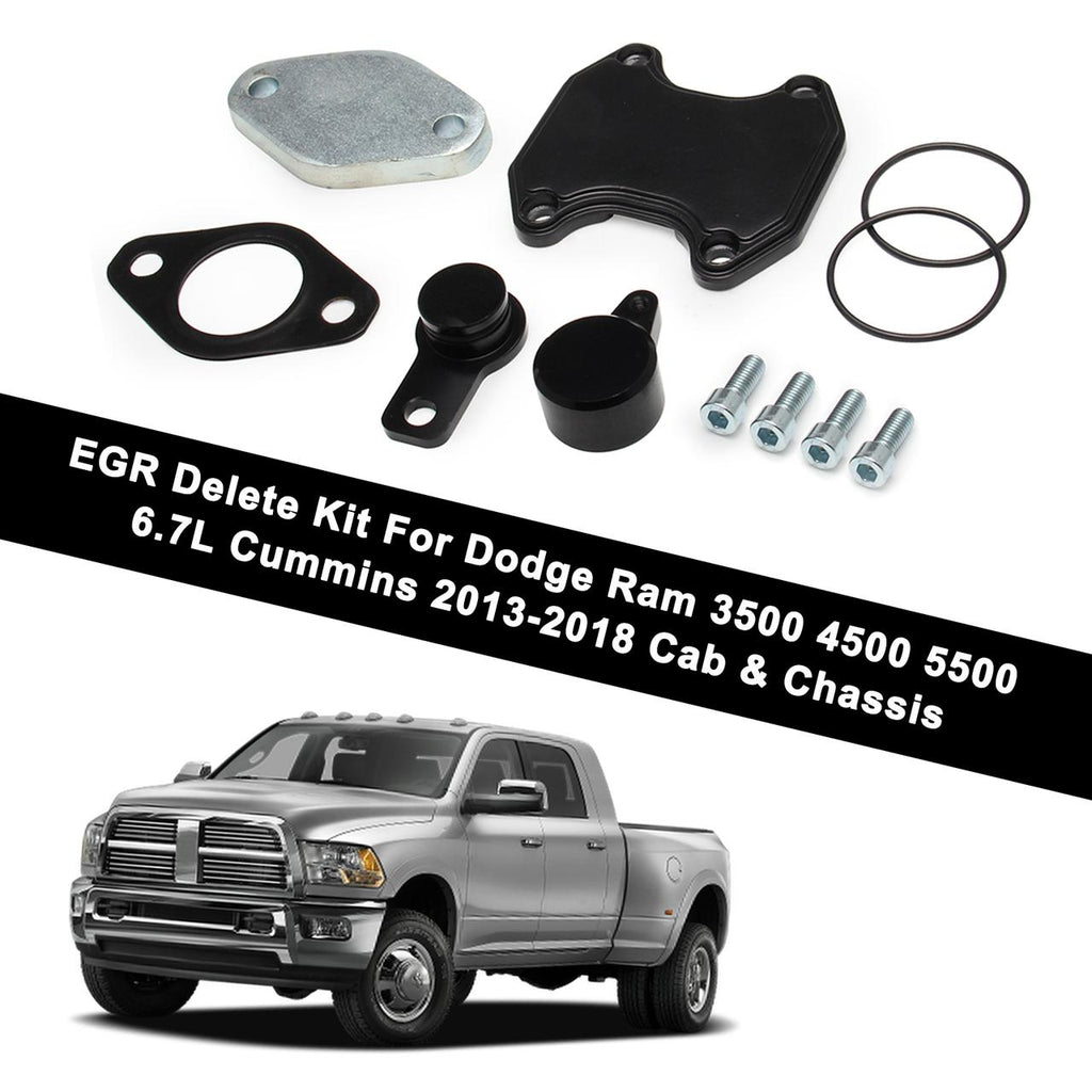 EGR Delete Kit For Dodge Ram 3500 4500 5500 6.7L Cummins 2013-2018 Cab &amp; Chassis
