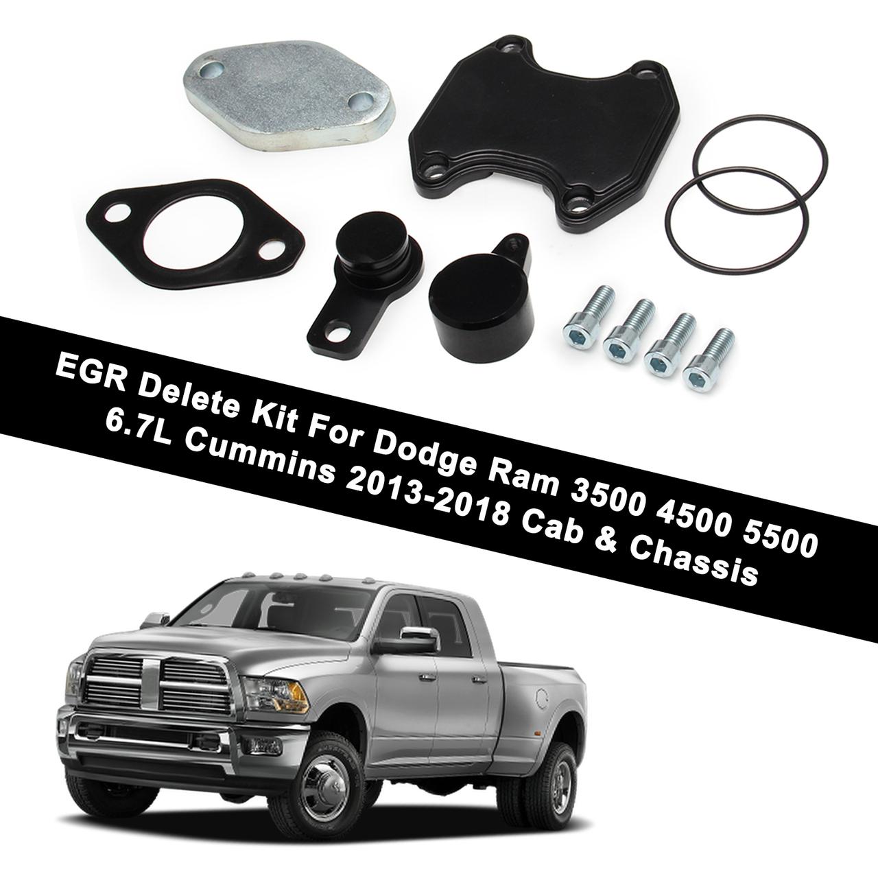 EGR Delete Kit For Dodge Ram 3500 4500 5500 6.7L Cummins 2013-2018 Cab &amp; Chassis