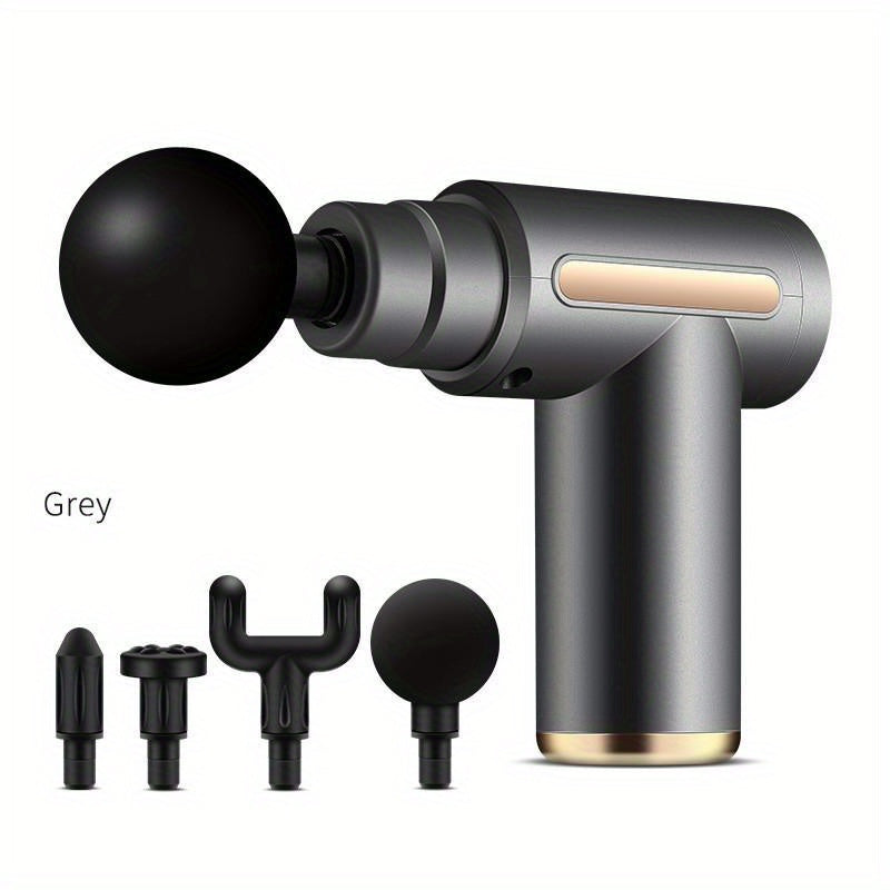 MassaGun, Deep Tissue Muscle Handheld Percussion Massager For Body, Back And Neck Relaxation, Compact Elegant  For Women