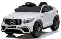 12V powered Mercedes AMG GLC63S Ride on electric car For Kids with Remote Control LED lights MP3 Leather Seat - White