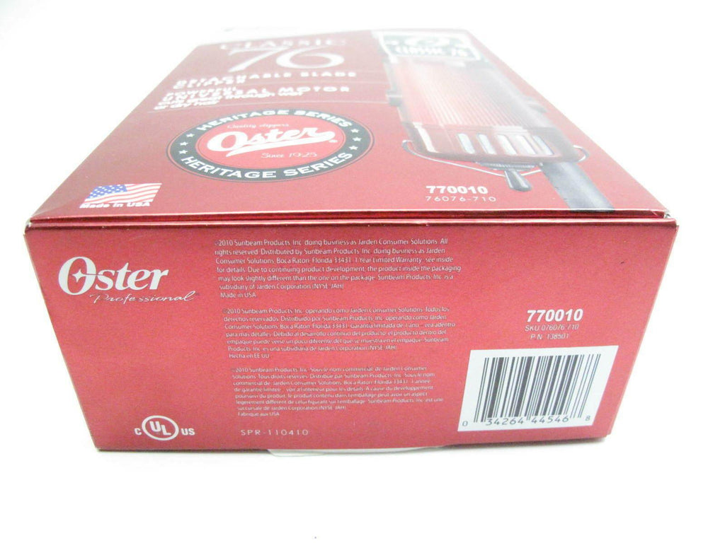 Oster Classic 76 Detachable Blade Clipper 770010