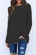 Round Neck Plain Sweaters