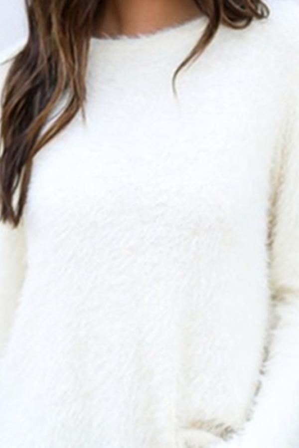 Round Neck Plain Sweaters