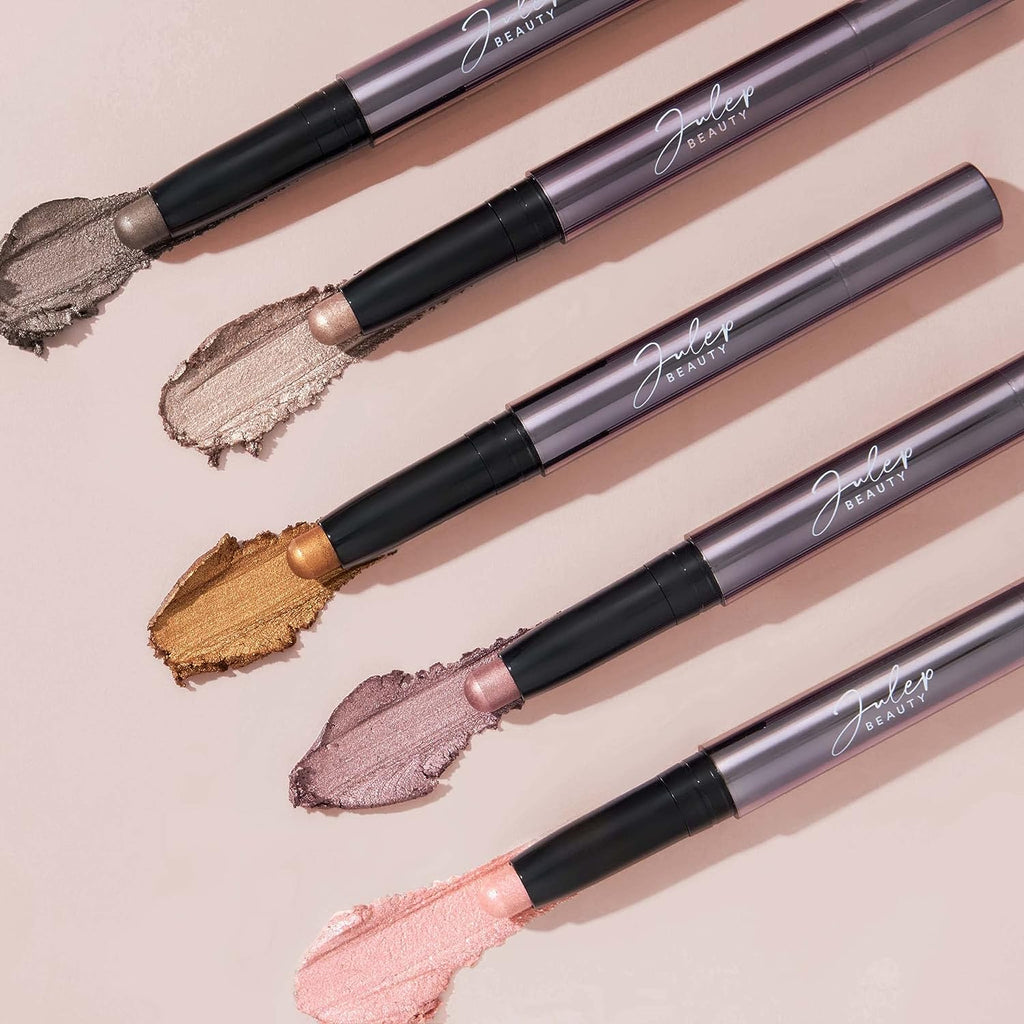 Julep Eyeshadow 101 Crème to Powder Waterproof Eyeshadow Stick, Galaxy Grey Metallic