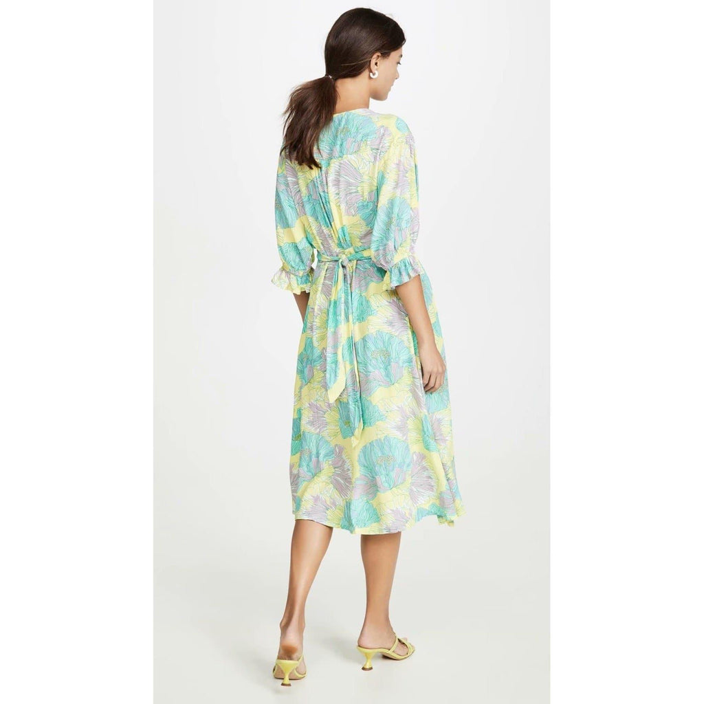 vintage floral boho dress