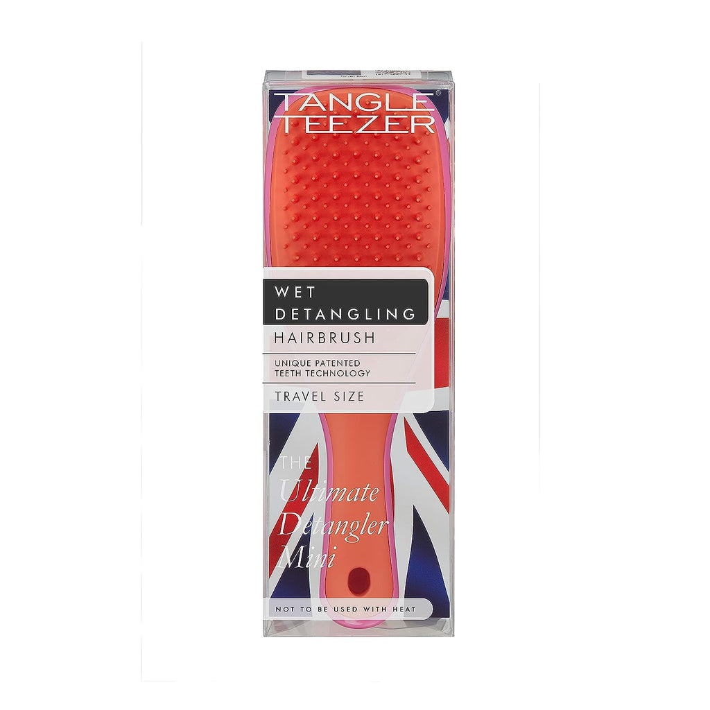 Tangle Teezer The Mini Ultimate Detangling Brush, Dry and Wet Hair Brush Detangler for Traveling and Small Hands, Lollipop