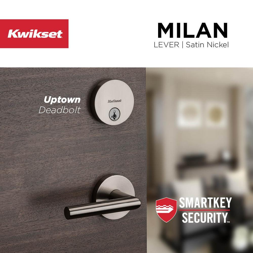 Milan Satin Nickel PassaHall/Closet Door Lever