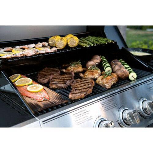 Gas Grill With Side Burner Outdoor Grill 5 Burner Propane BBQ Barbeque Grill