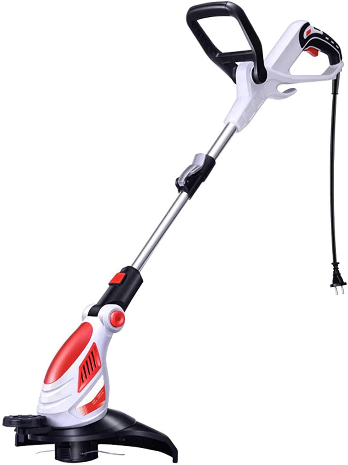 SuoANI Electric Lawn Mower Plug-in Lawn Trimmer with 20m Wire Adjustable and Rotary Mower Home Grass Trimmer Mini-Mower Adjustable Heights