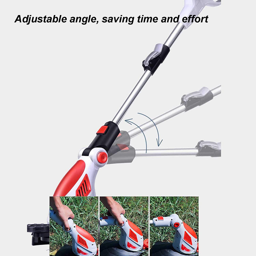 SuoANI Electric Lawn Mower Plug-in Lawn Trimmer with 20m Wire Adjustable and Rotary Mower Home Grass Trimmer Mini-Mower Adjustable Heights