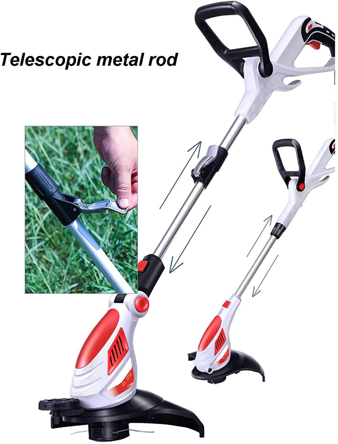 SuoANI Electric Lawn Mower Plug-in Lawn Trimmer with 20m Wire Adjustable and Rotary Mower Home Grass Trimmer Mini-Mower Adjustable Heights