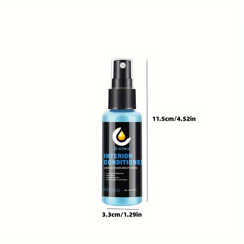 1pc Car Interior Coating Plastic Leather Polish Refinisher