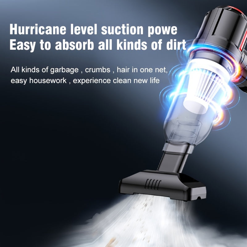 Cordless Vacuum Cleaner, Handheld Rechargeable Car Vacuum Charging Dock, Strong Suction Portable Mini Vacuum, Wet Dry Vacuum Cleaner For Car Home