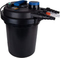 Polar Aurora CPF-250 Pond Pressure Bio Filter 13W UV Light 10000L Koi Water, Black