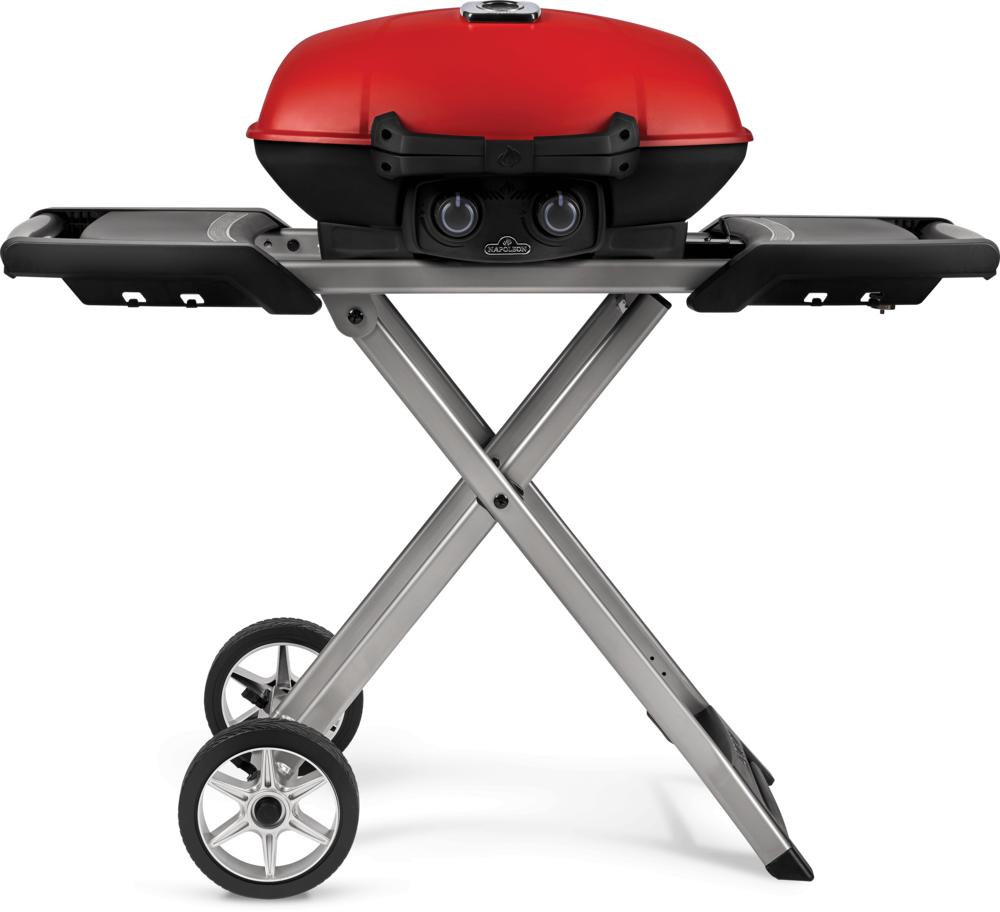 Tq285X-Rd-1-A  Travelq 285X Portable Propane Gas Grill And Scissor C...