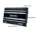 KUERL 4 Channel AB Class 12V Car Amplifier , 5800W Power Stereo Amplifier, Car Audio Amplifier To Drive Subwoofers And Speakers