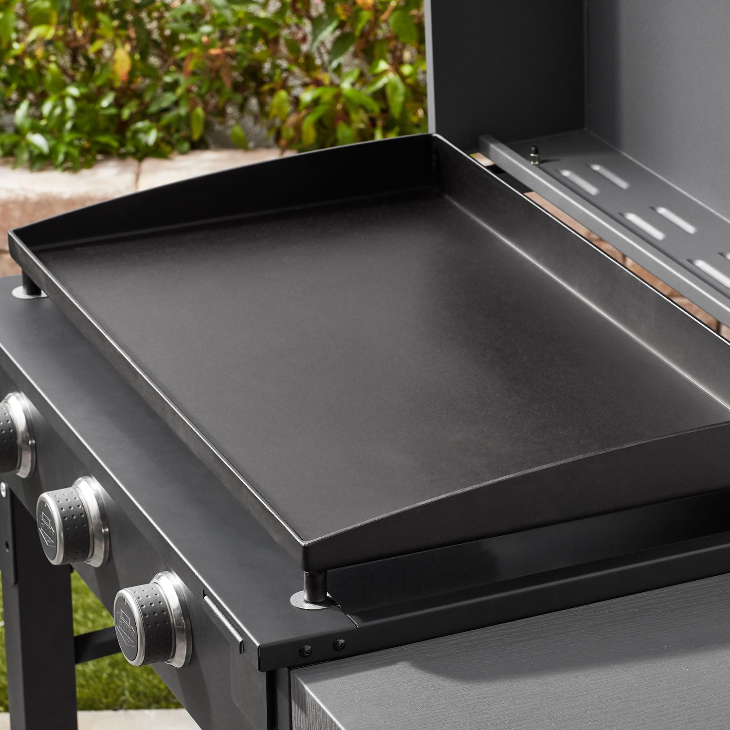 Outdoor 28" Grill CooBBQ Portable Propane Flat Cook Top Burner Gas Griddle