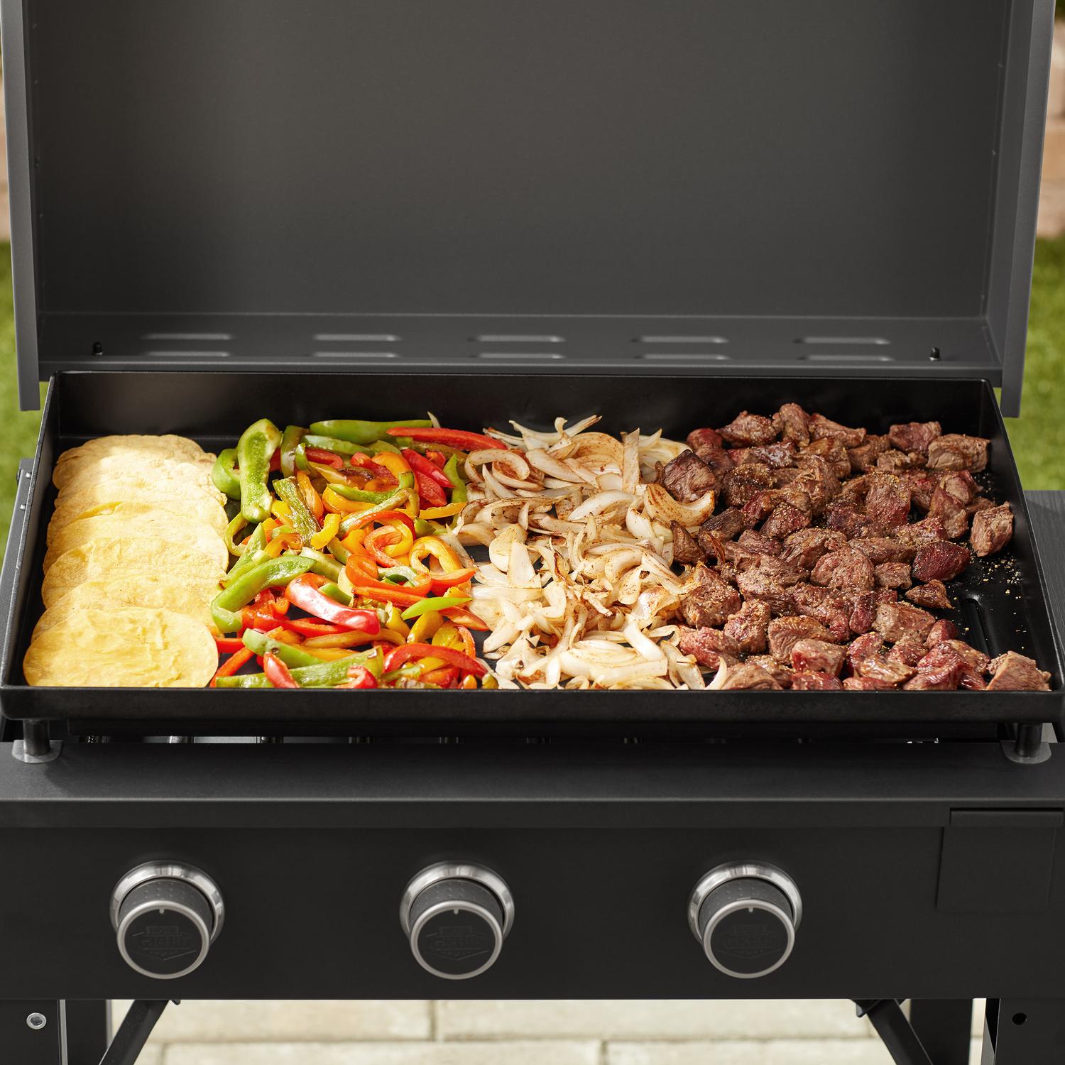 Outdoor 28" Grill CooBBQ Portable Propane Flat Cook Top Burner Gas Griddle