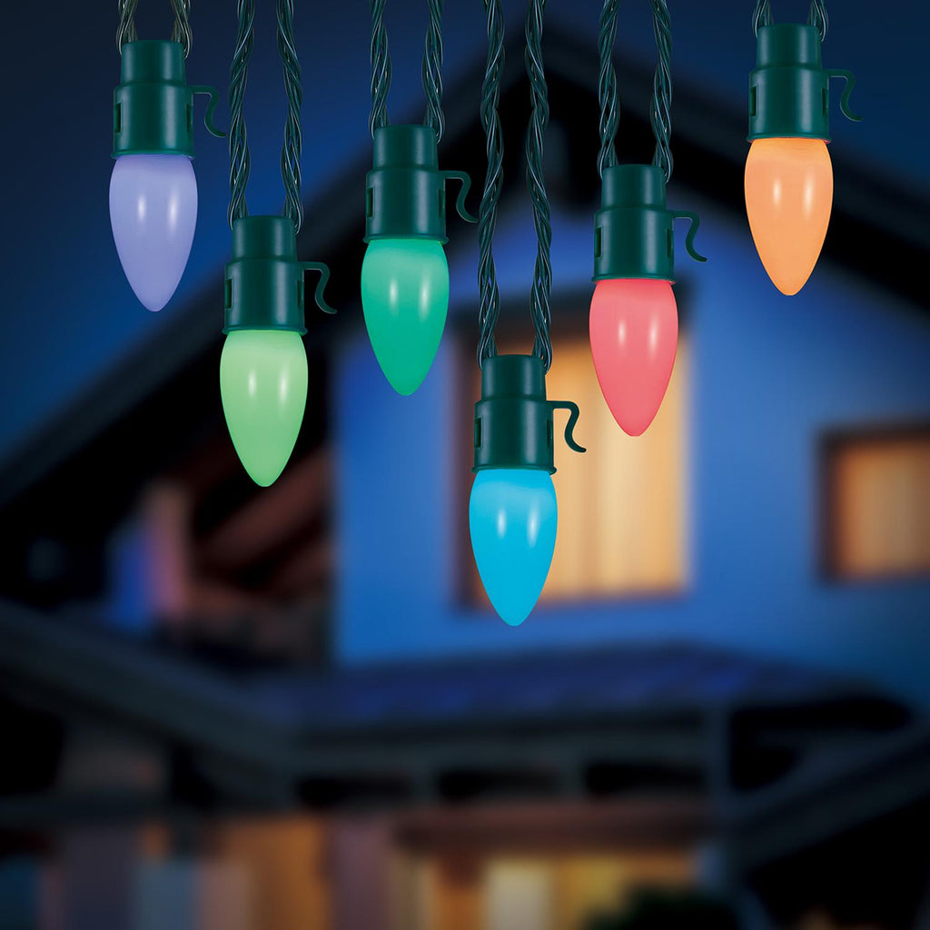 Home Heritage 7' Cascade  Pine Tree w/ Twinkly App Controlled RGB Lights