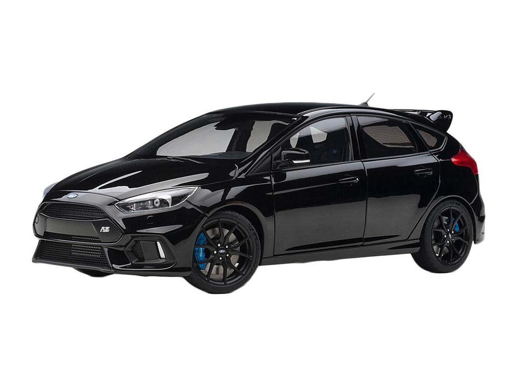 2016 Ford Focus RS Shadow Black 1/18 Model Car by Autoart