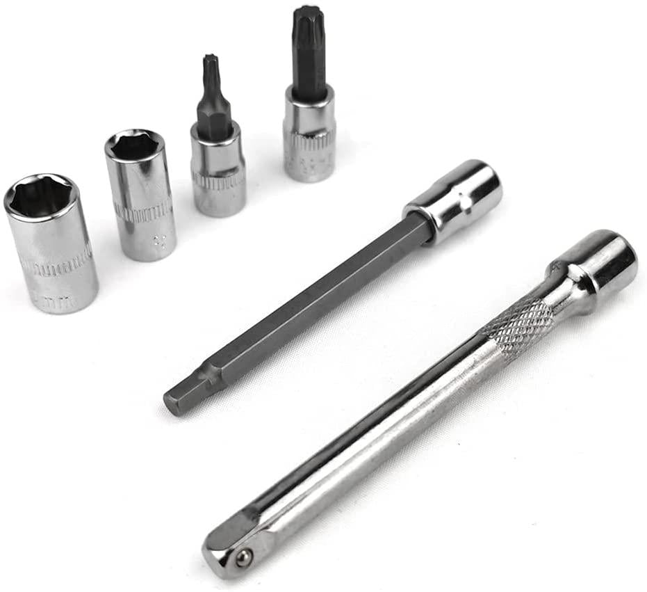 CHYSP 25PCS 2-24NM Adjustable Torque Wrench Bicycle Repair Tools Kit Bike Repair Spanner Hand Tool Set