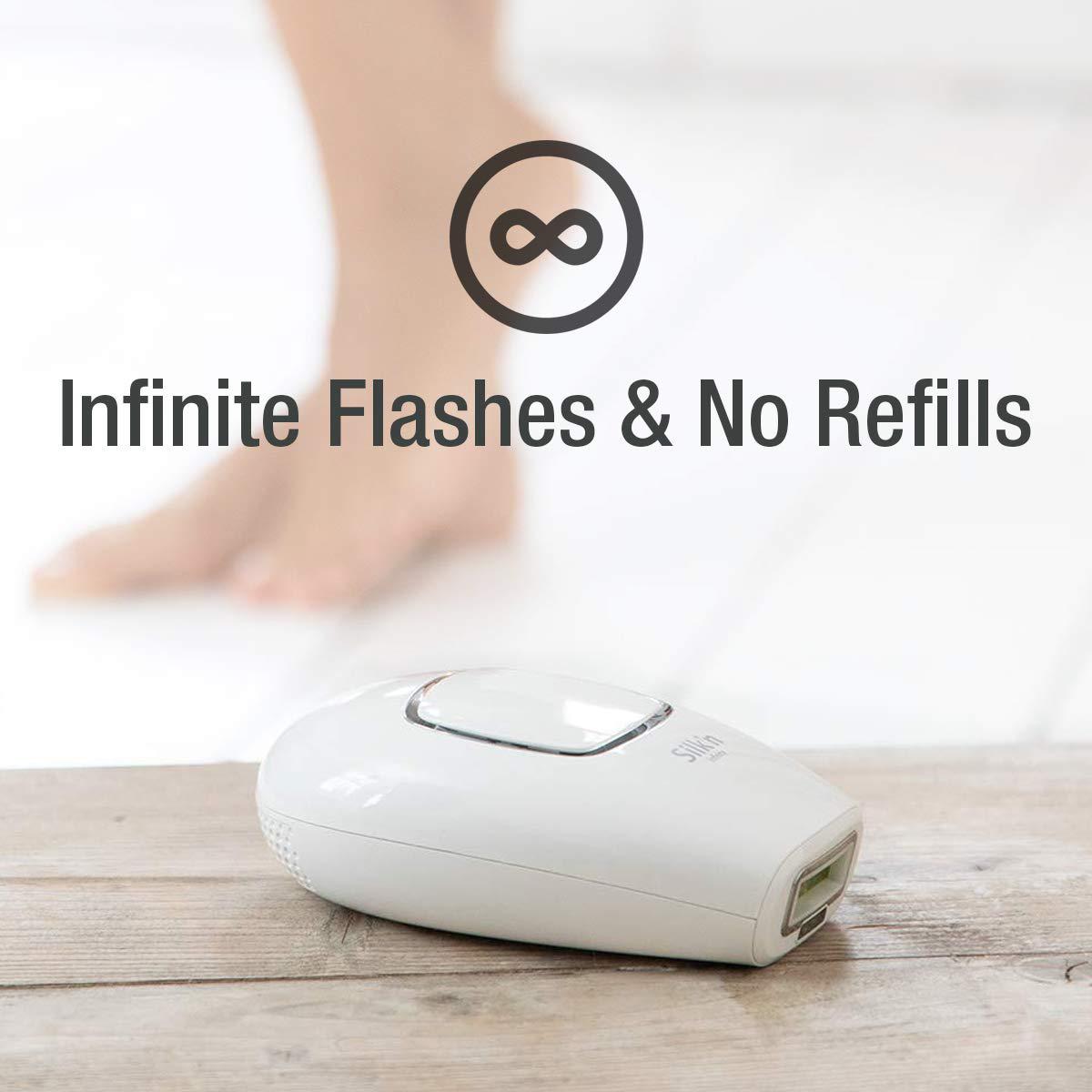 Silk’n Infinity - At Home Permanent Hair Removal for Women and Men, Lifetime of Pulses, No Refill CartridNeeded, Unlimited Flashes - IPL Laser Hair Removal System