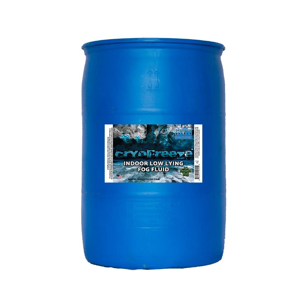 Cryo Freeze - Low Lying Ground Fog Machine Fluid - Staand Studio Fog Juice - 55 Gallon Drum