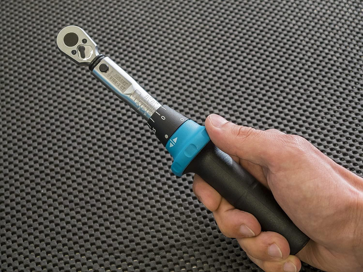 Hazet 5108-2CT Torque Wrench with Reversible RATCHET 2, 5-25NM 1/4"
