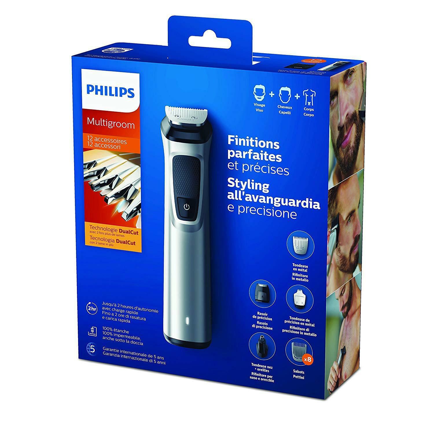 Philips Barber MG7710/15 Trimmer Beard And Precision 12 IN Technology Dualcut