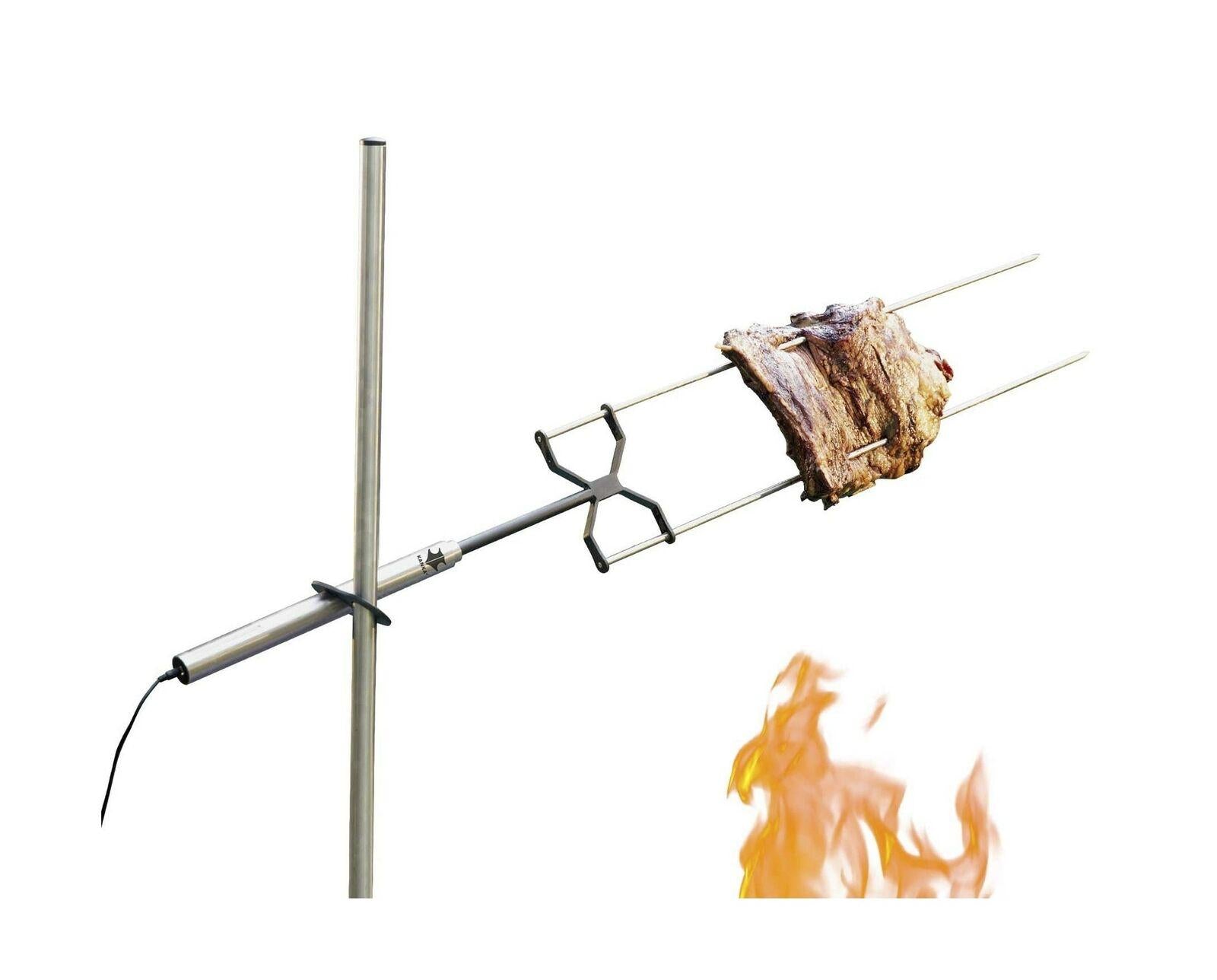 Portable Rotisserie Grill Heavy Duty Metal  Steel Outdoors New