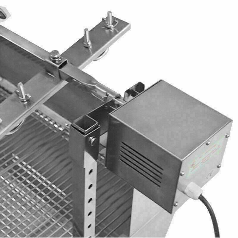 46'' Portable Spit Roaster Rotisserie Pig Lamb Roast Outdoor BBQ Grill