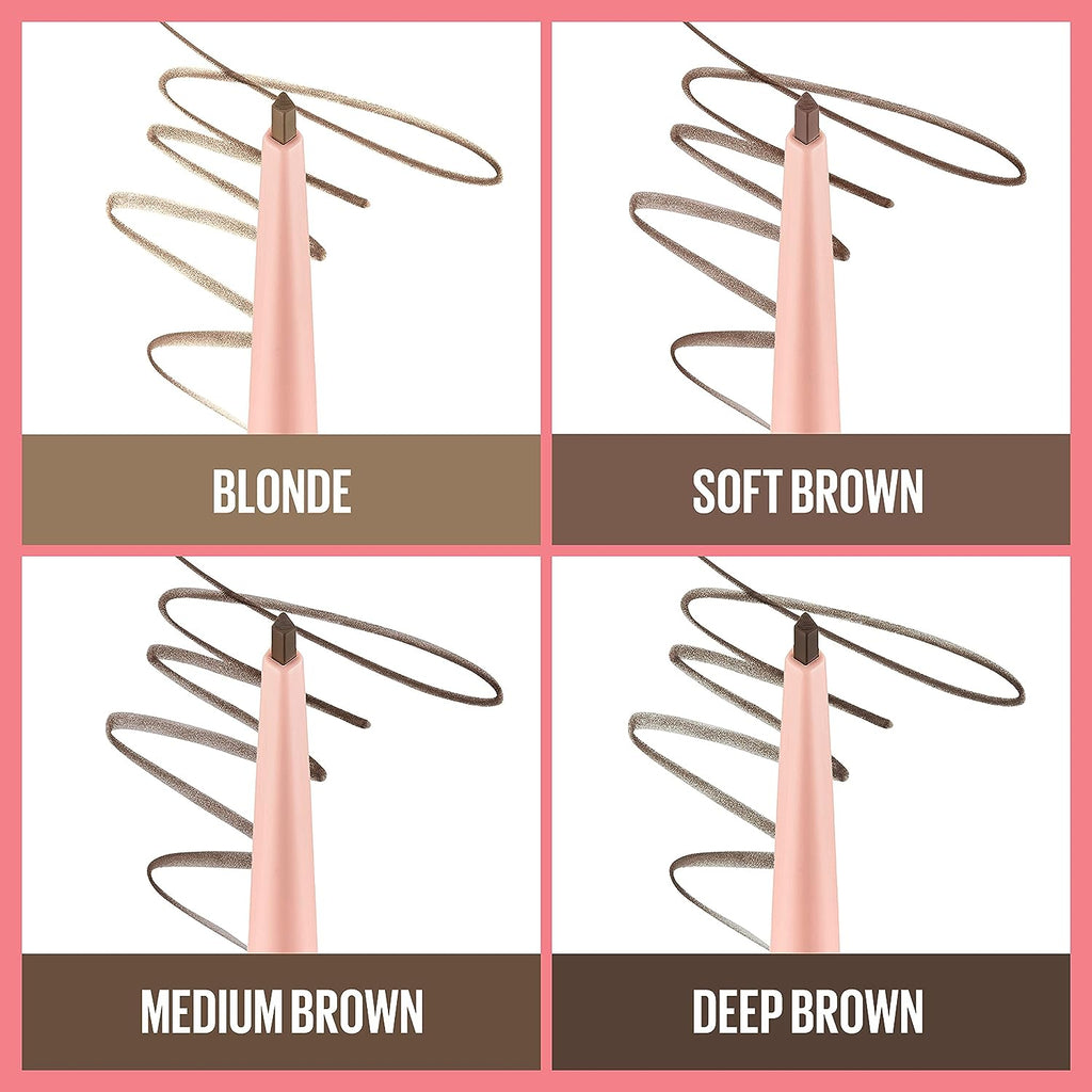 Maybelline New York Total Temptation Eyebrow Definer Pencil, Soft Brown, 1 Count
