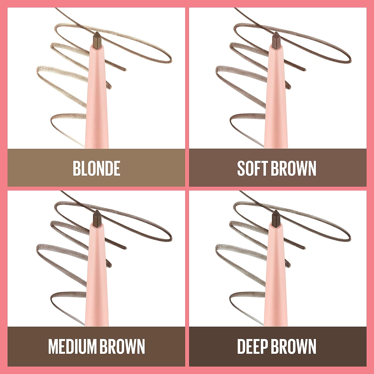 Maybelline New York Total Temptation Eyebrow Definer Pencil, Soft Brown, 1 Count
