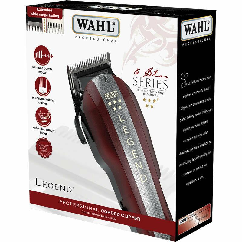Wahl 8147830 Professional Legend Hair Clipper - Red