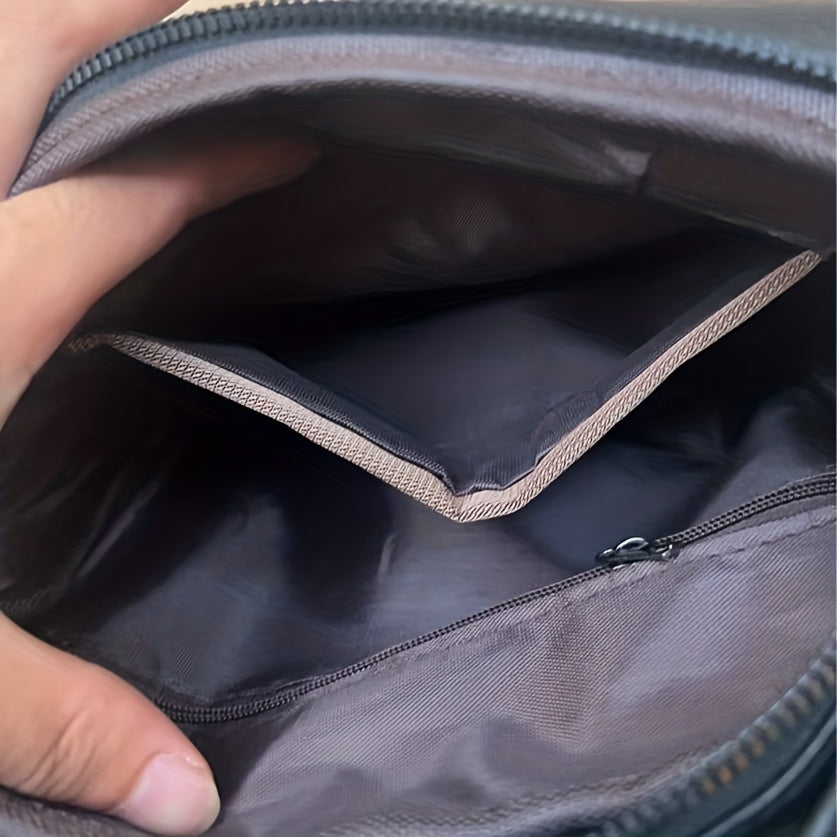 Crossbody Bag Women's Shoulder Bag  Leather Vertical Hand Business Women's Casual Leather Bag Satchel Bag For Women