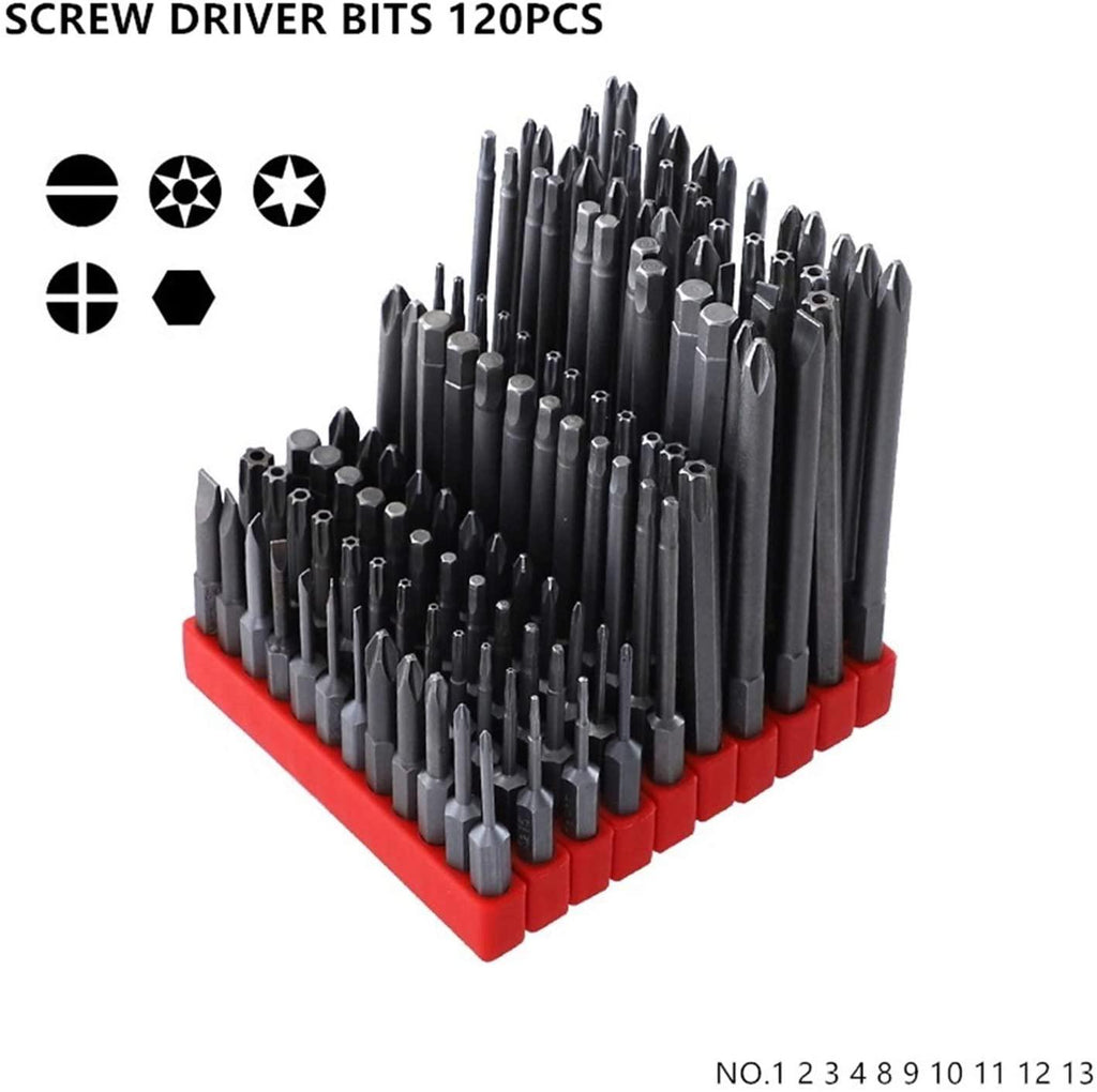 XFXCH 12PCS 1/4 Hexagon 50 75 100mm S2 Alloy Screwdriver Bit Magnetic Set PH Electric Screwdriver Bit Socket Tool Set Screwdriver set (Color : 17)