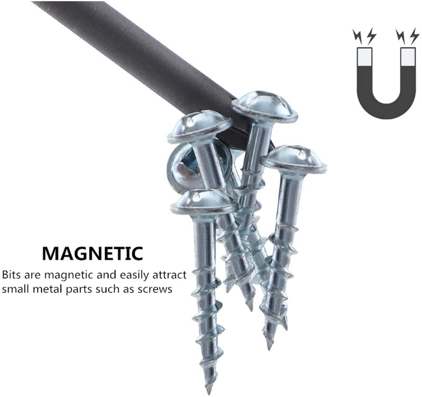 XFXCH 12PCS 1/4 Hexagon 50 75 100mm S2 Alloy Screwdriver Bit Magnetic Set PH Electric Screwdriver Bit Socket Tool Set Screwdriver set (Color : 17)