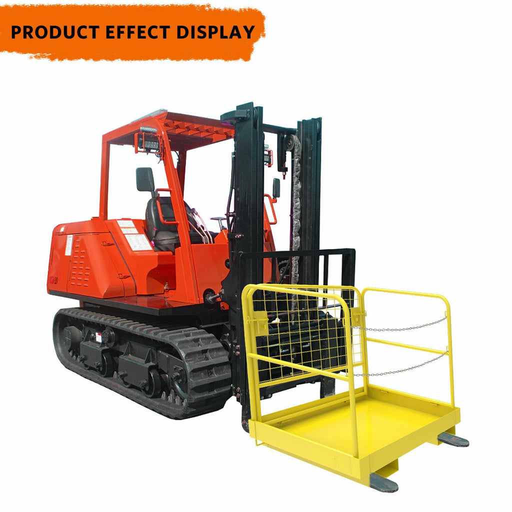 Forklift Safety CaWork Platform Basket 36"x36" Heavy Duty Steel Collapsible