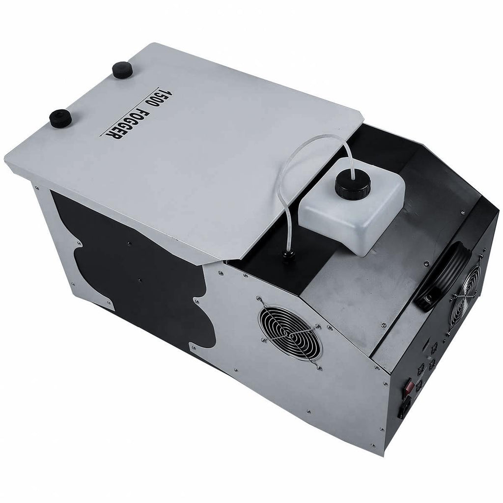 TCFUNDY 1500W Low Lying Fog Machine Dry Ice Effect Fogger with Remote Control Halloween Decoration StaAtmosphere Effect