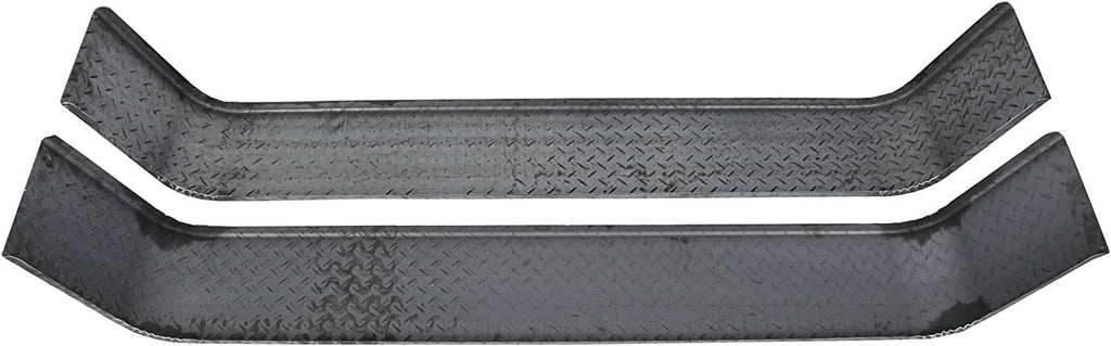 Steel 14 GauDiamond Tread Plate Tandem Axle Trailer Fenders 10"x72"x13" (Fit 13"-15" Tires) - 2 Pcs