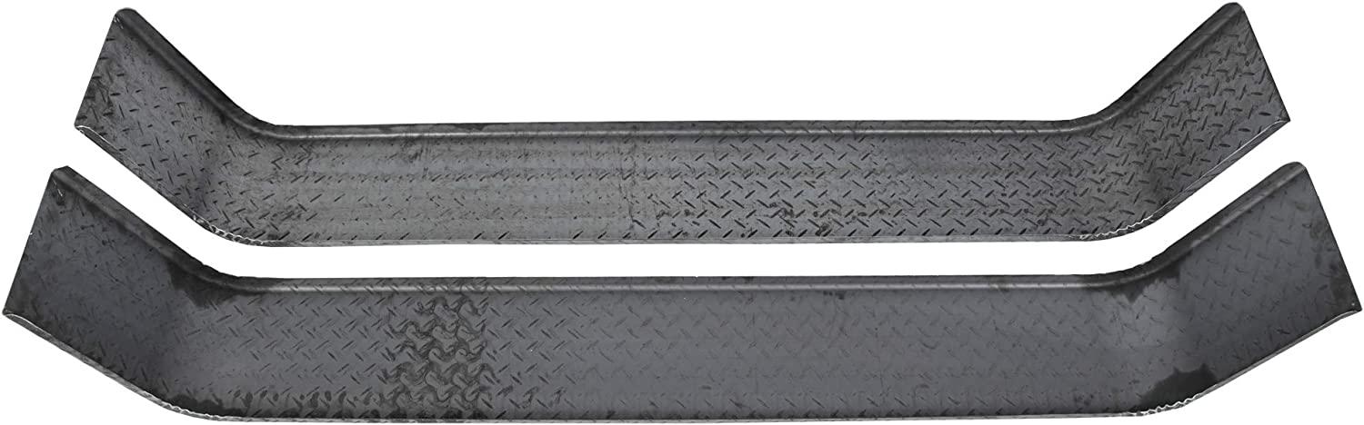 Steel 14 GauDiamond Tread Plate Tandem Axle Trailer Fenders 10"x72"x13" (Fit 13"-15" Tires) - 2 Pcs