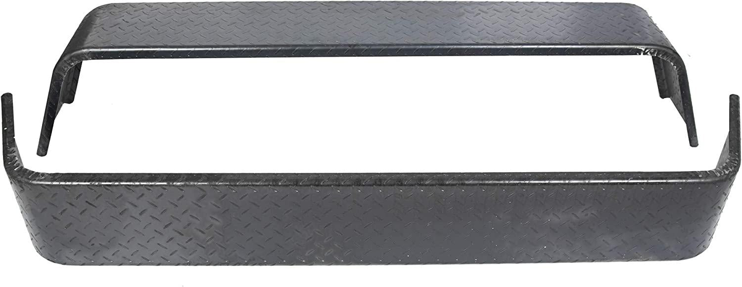 Steel 14 GauDiamond Tread Plate Tandem Axle Trailer Fenders 10"x72"x13" (Fit 13"-15" Tires) - 2 Pcs